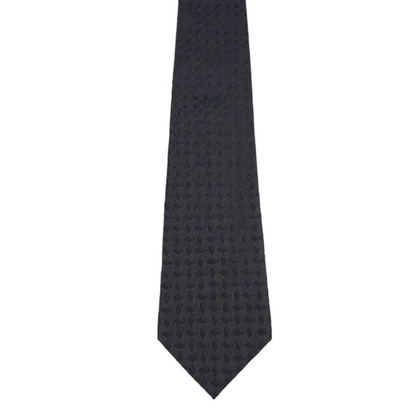 Donna Karan Necktie Mens Blue Size 56 in Long 3.75 in Wide Signature Silk Tie - Picture 5 of 11